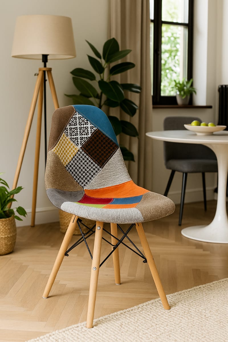 Patchwork Eames Chair | - Elegant Households KE