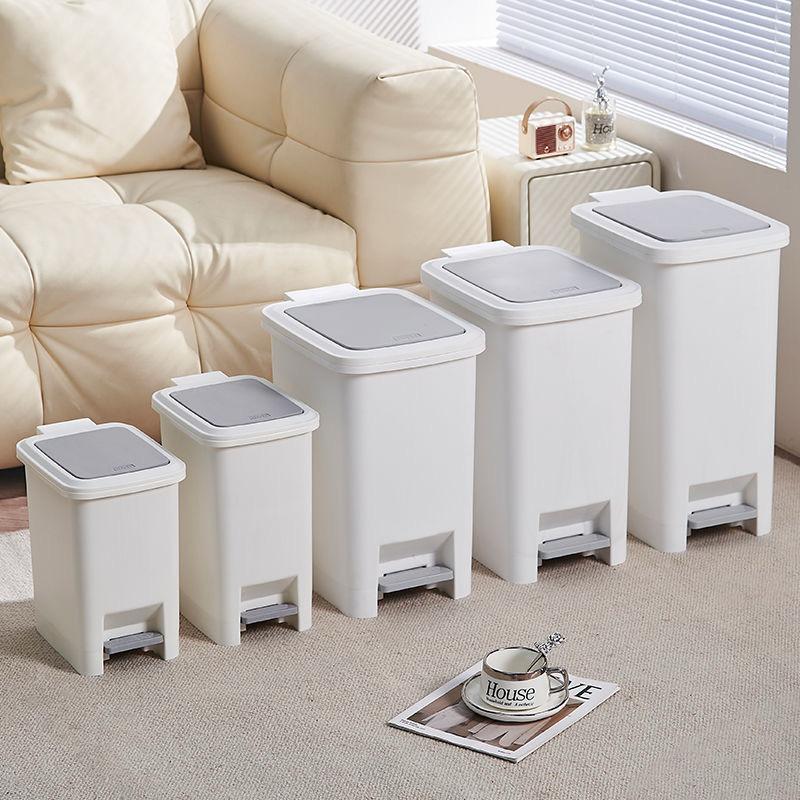Pedal Dustbin with dual opening by foot press or hand press | - Elegant Households KE
