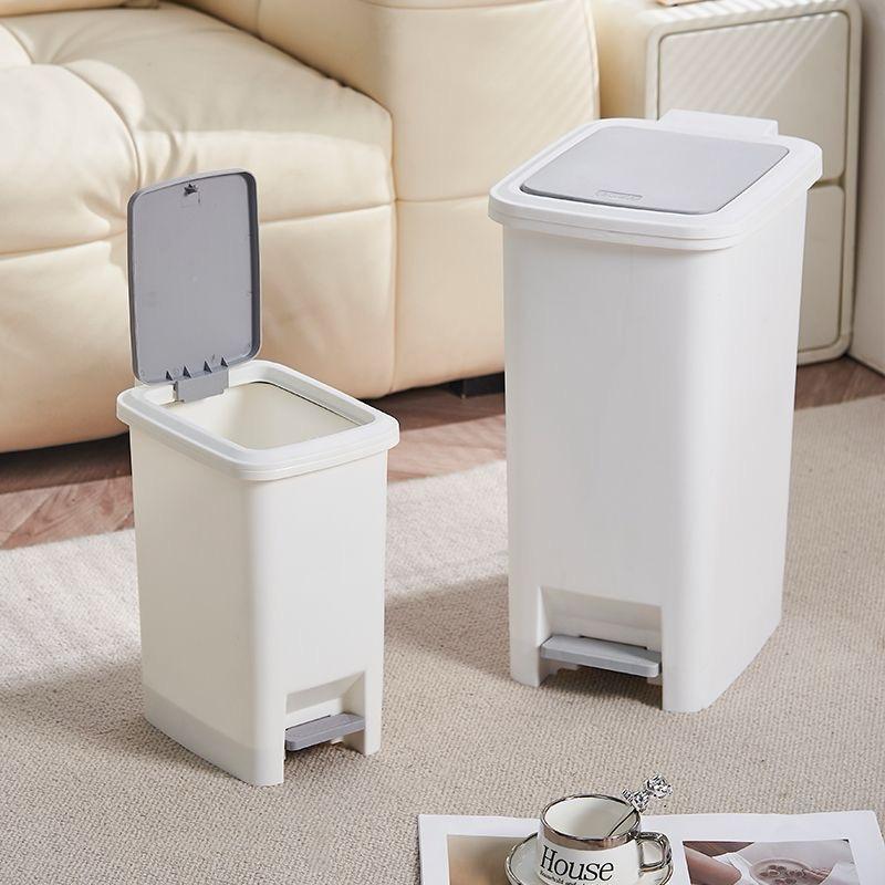 Pedal Dustbin with dual opening by foot press or hand press | - Elegant Households KE