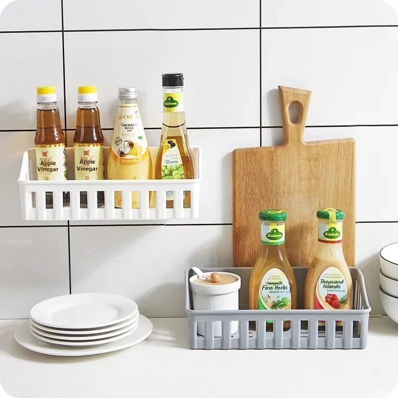 Plastic Wall - mounted Bathroom Organizer | - Elegant Households KE