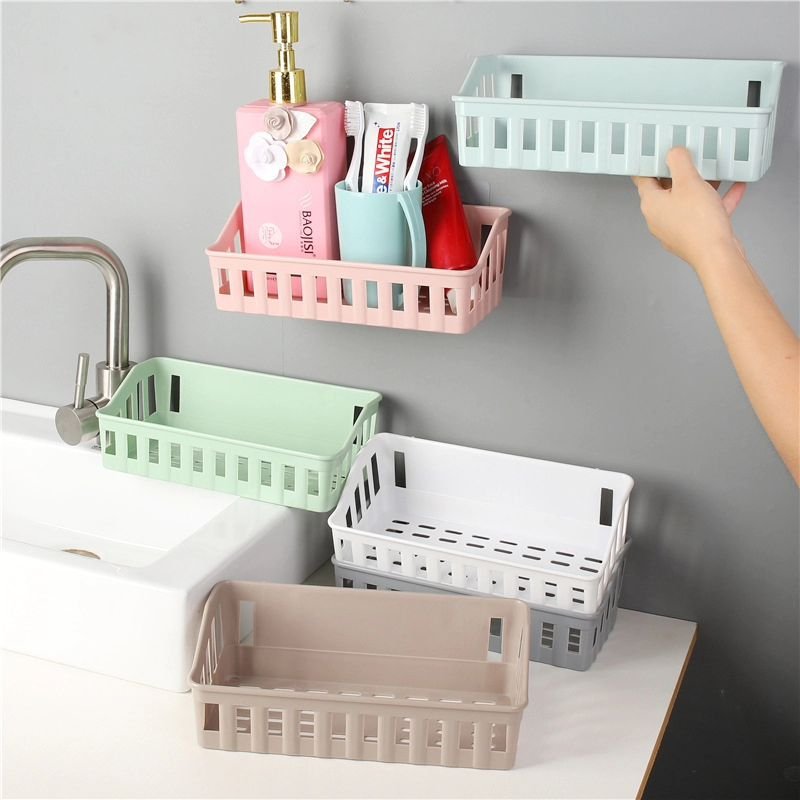 Plastic Wall - mounted Bathroom Organizer | - Elegant Households KE