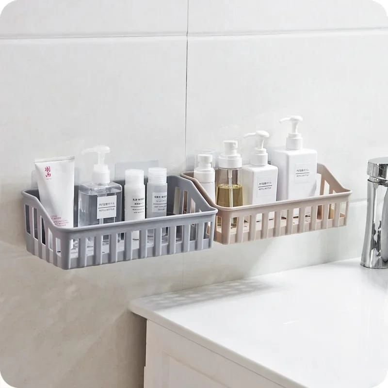 Plastic Wall - mounted Bathroom Organizer | - Elegant Households KE