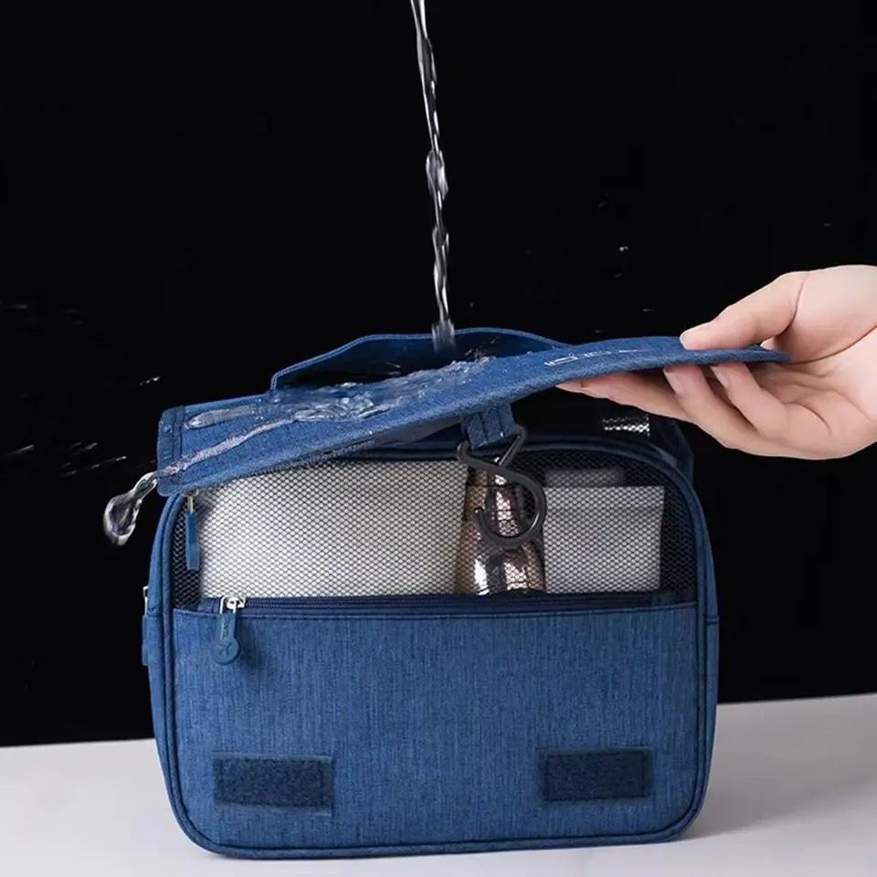Portable cosmetic makeup toiletry bags with hooks | - Elegant Households KE