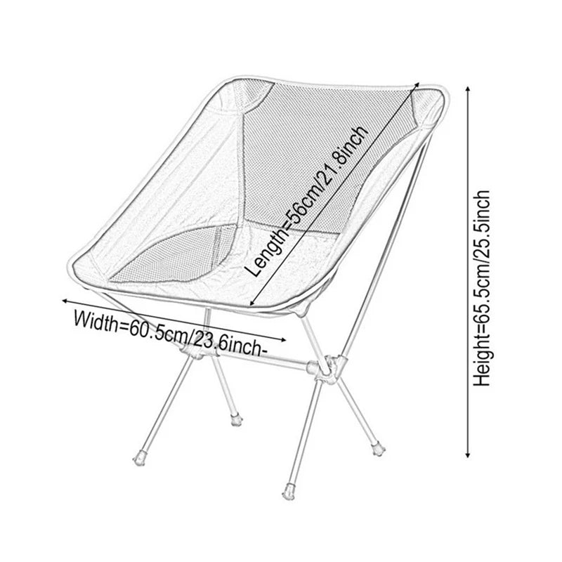Portable Folding Camping Chair | - Elegant Households KE