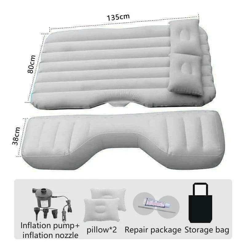 Portable inflatable car back seat bed / Car Matress PLUS PUMP | - Elegant Households KE