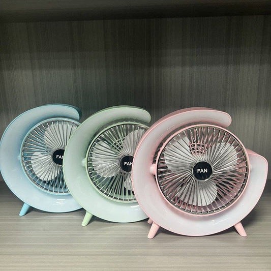 Portable rechargeable desktop Fan | - Elegant Households KE