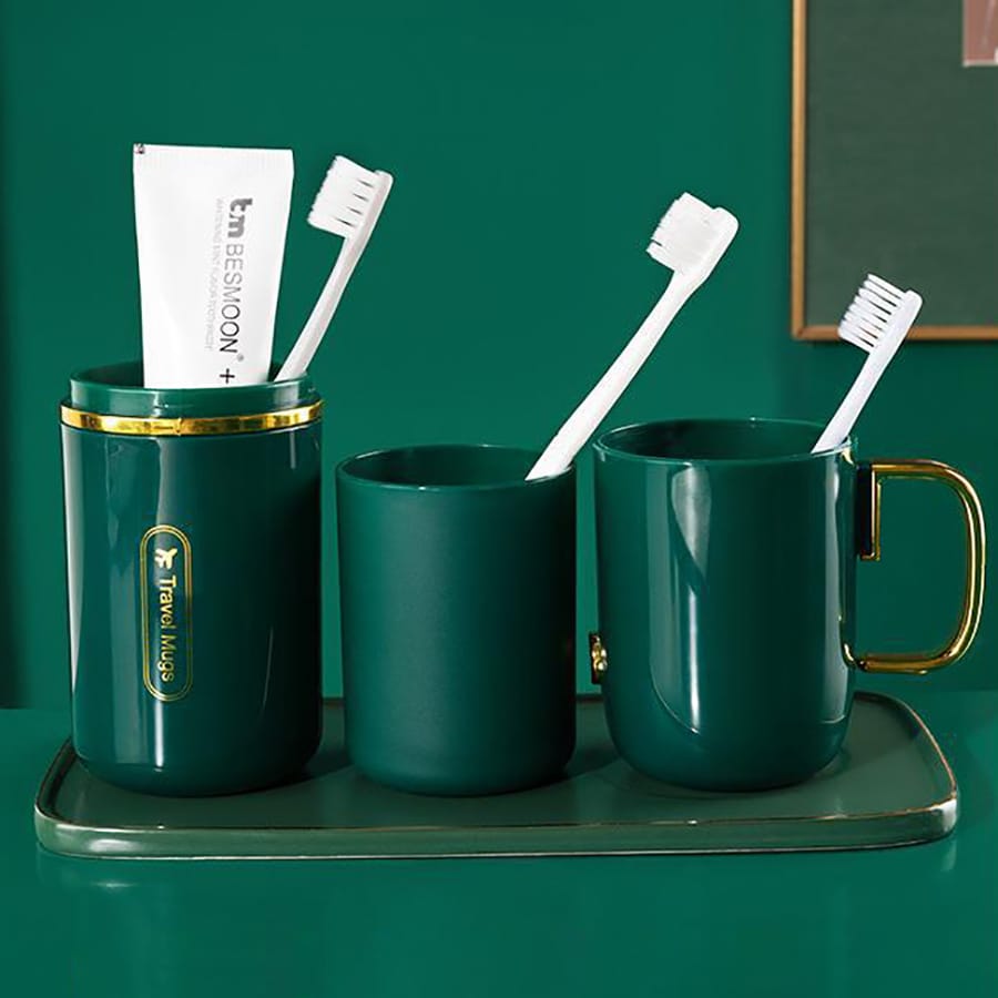 Portable travel toothbrush storage case | - Elegant Households KE