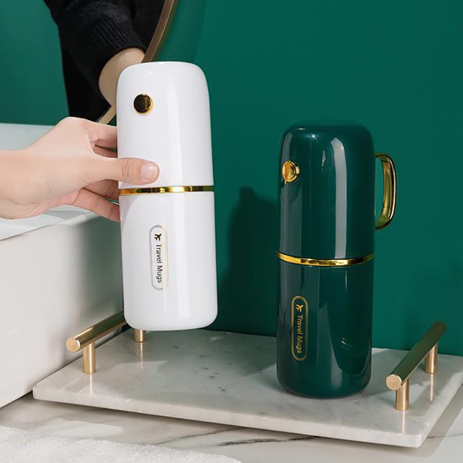 Portable travel toothbrush storage case | - Elegant Households KE