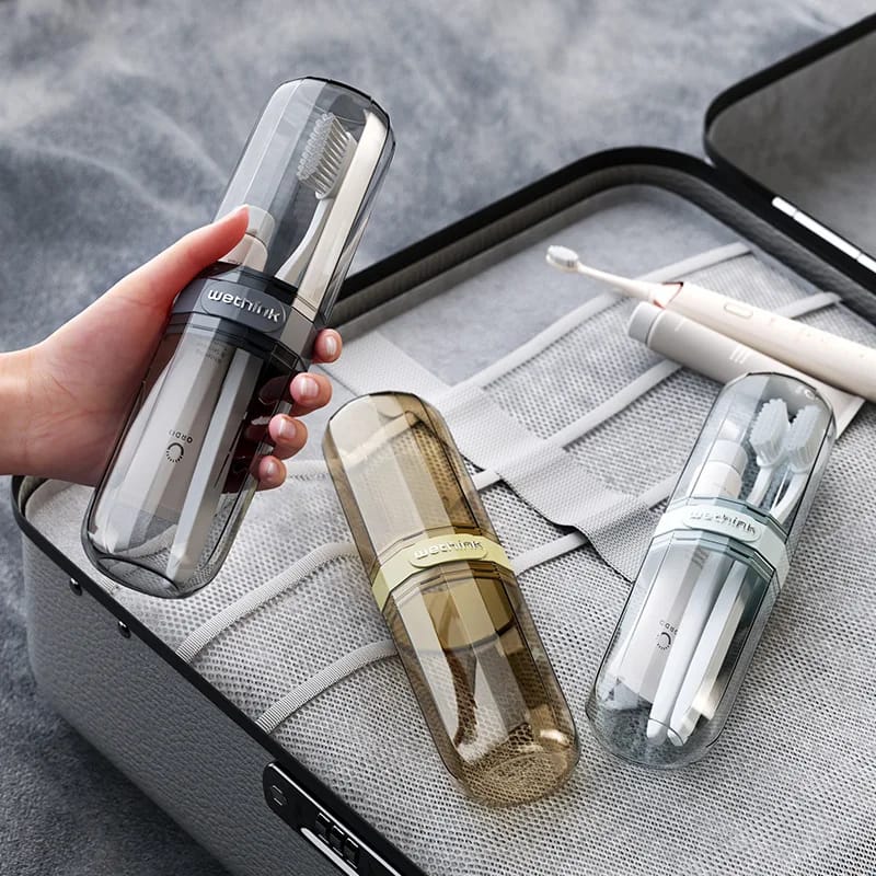 Portable travel toothbrush/toothpaste holder | - Elegant Households KE