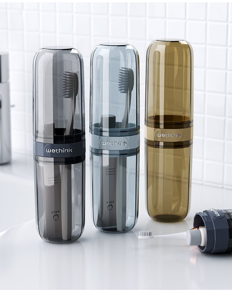 Portable travel toothbrush/toothpaste holder | - Elegant Households KE