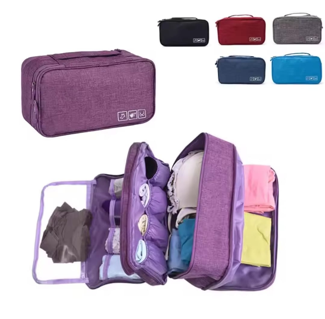 Portable Undergarment Organizer Bag | Waterproof & Spacious | - Elegant Households KE