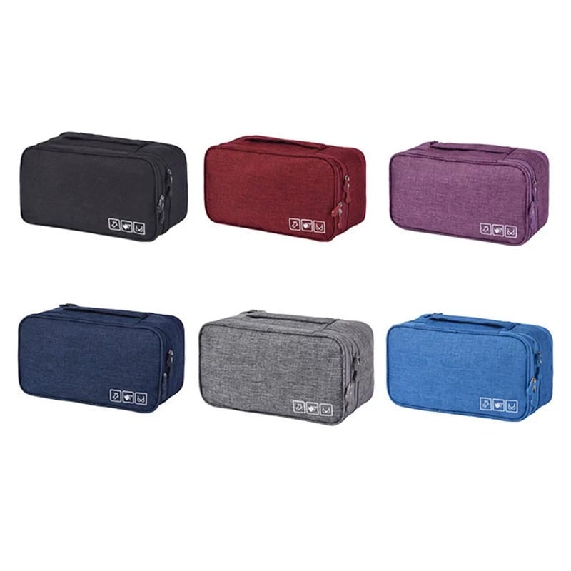 Portable Undergarment Organizer Bag | Waterproof & Spacious | - Elegant Households KE