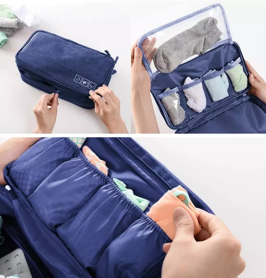 Portable Undergarment Organizer Bag | Waterproof & Spacious | - Elegant Households KE