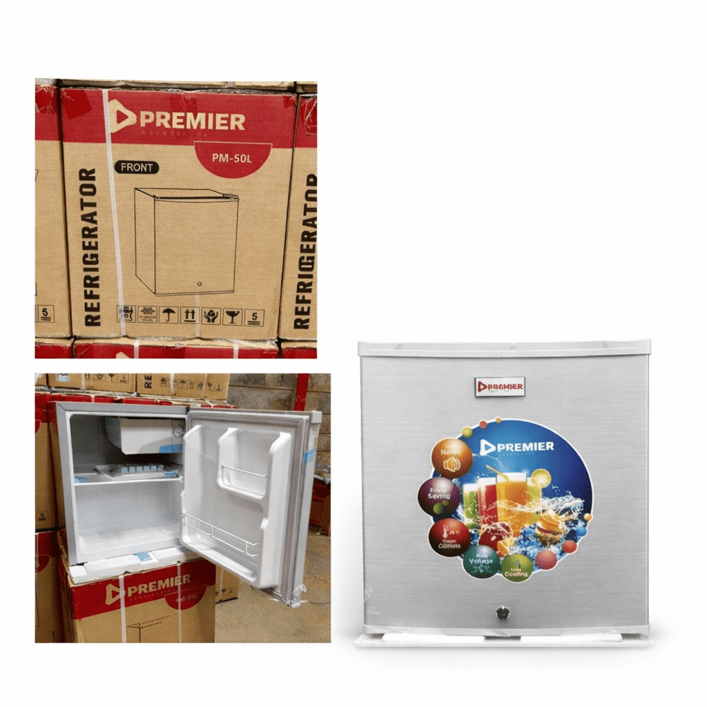 Premier 50L One - Door Mini Bar Fridge – Compact Refrigerator for Home & Hotel | - Elegant Households KE