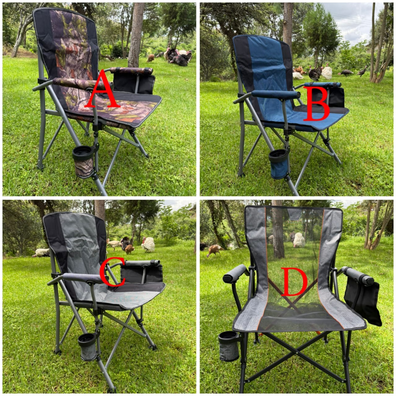 Premium Foldable Camping Chair – Lightweight & Durable Outdoor Seat | - Elegant Households KE