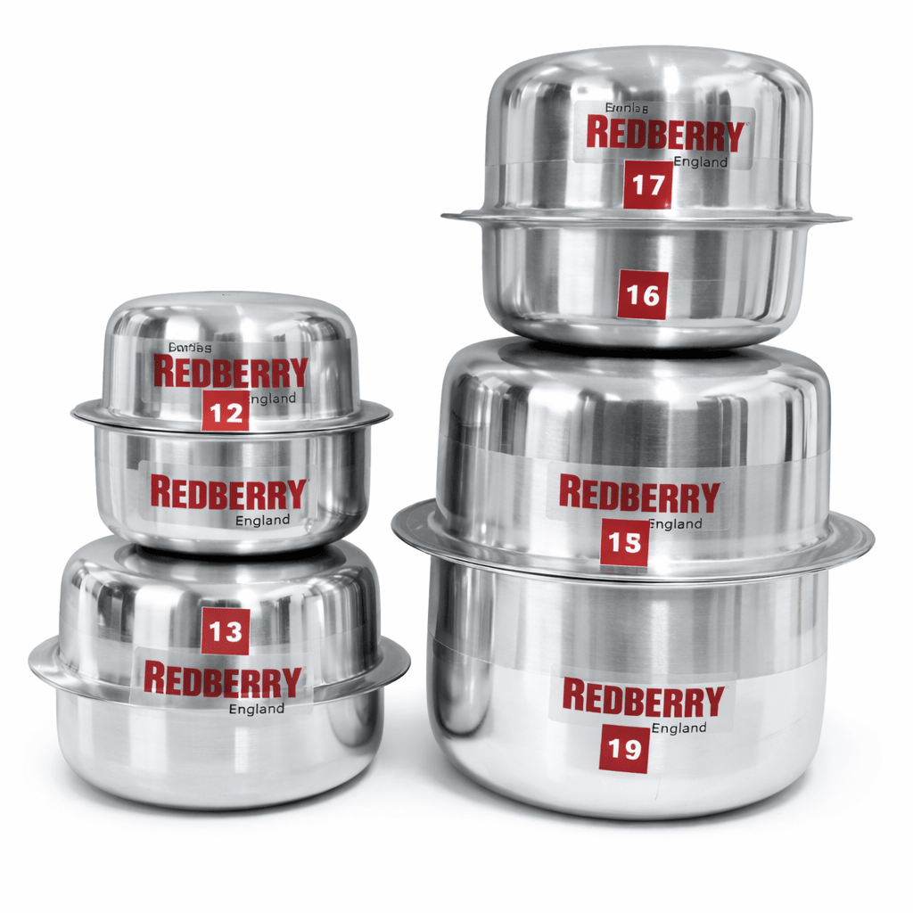 Premium Redberry Aluminium Suffuria Set – 8 Pieces | - Elegant Households KE