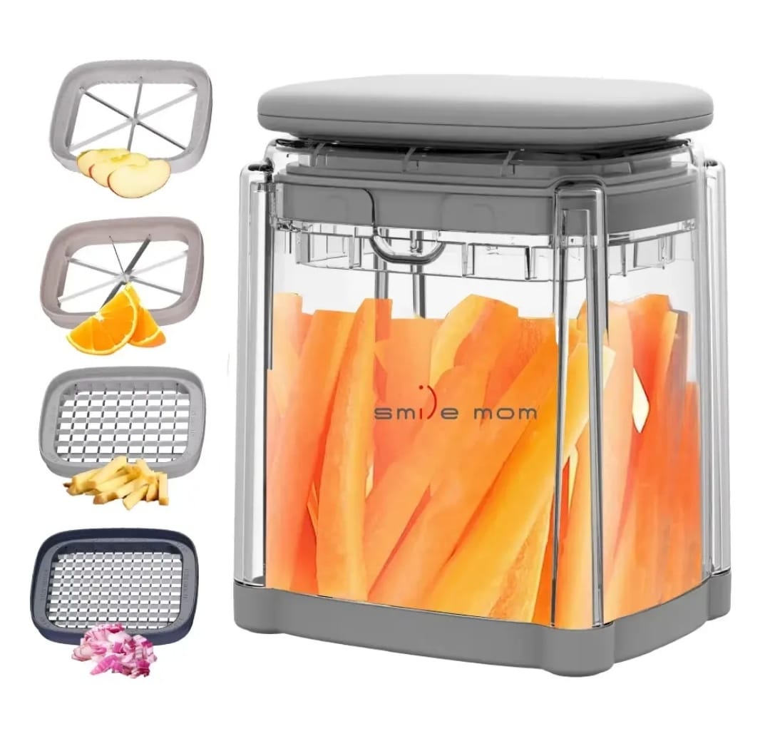 Press - type French Fries Cutter, Onion Dicer, Carrot Cutter | - Elegant Households KE