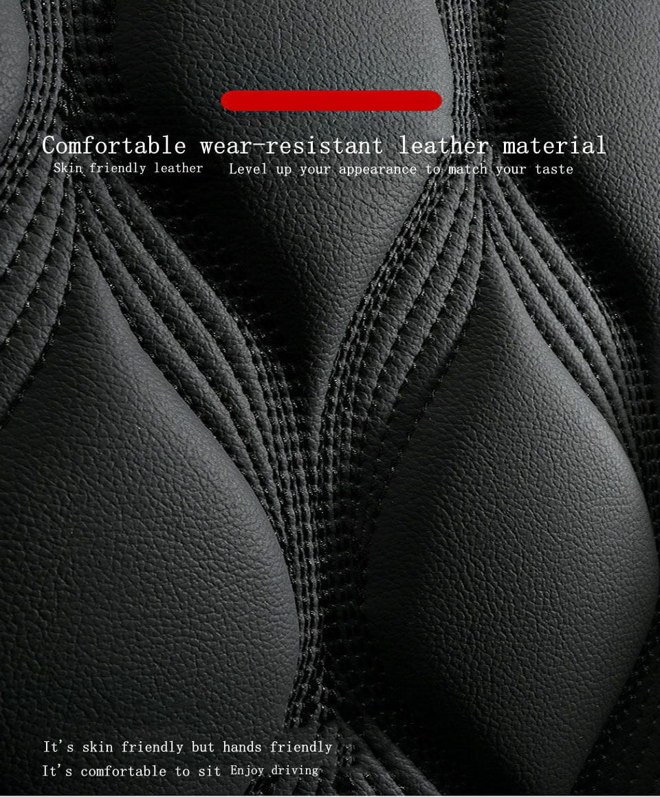 Pu Leather Waterproof Car Seat Covers | - Elegant Households KE