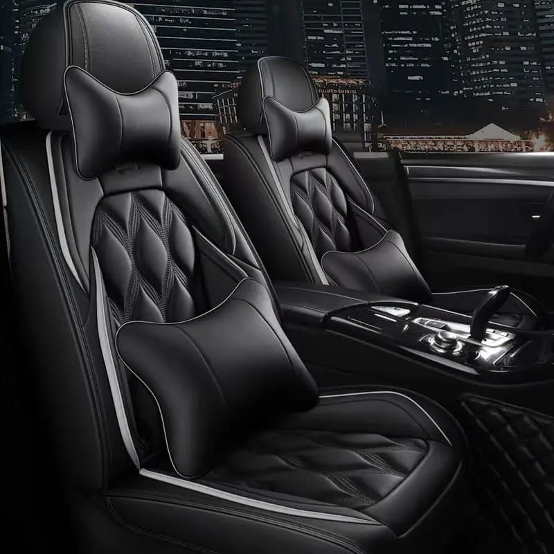 Pu Leather Waterproof Car Seat Covers | - Elegant Households KE