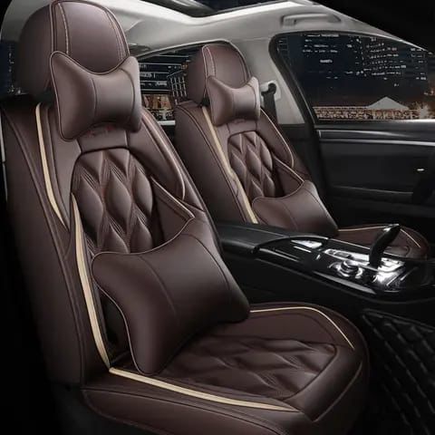 Pu Leather Waterproof Car Seat Covers | - Elegant Households KE