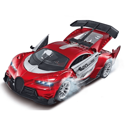 Rechargeable Remote Control Racing Car | Red & Blue | - Elegant Households KE