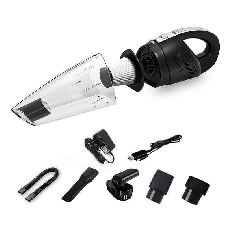 Portable Vacuum Cleaner - Rechargeable Wireless 4 in 1 for Home & Car