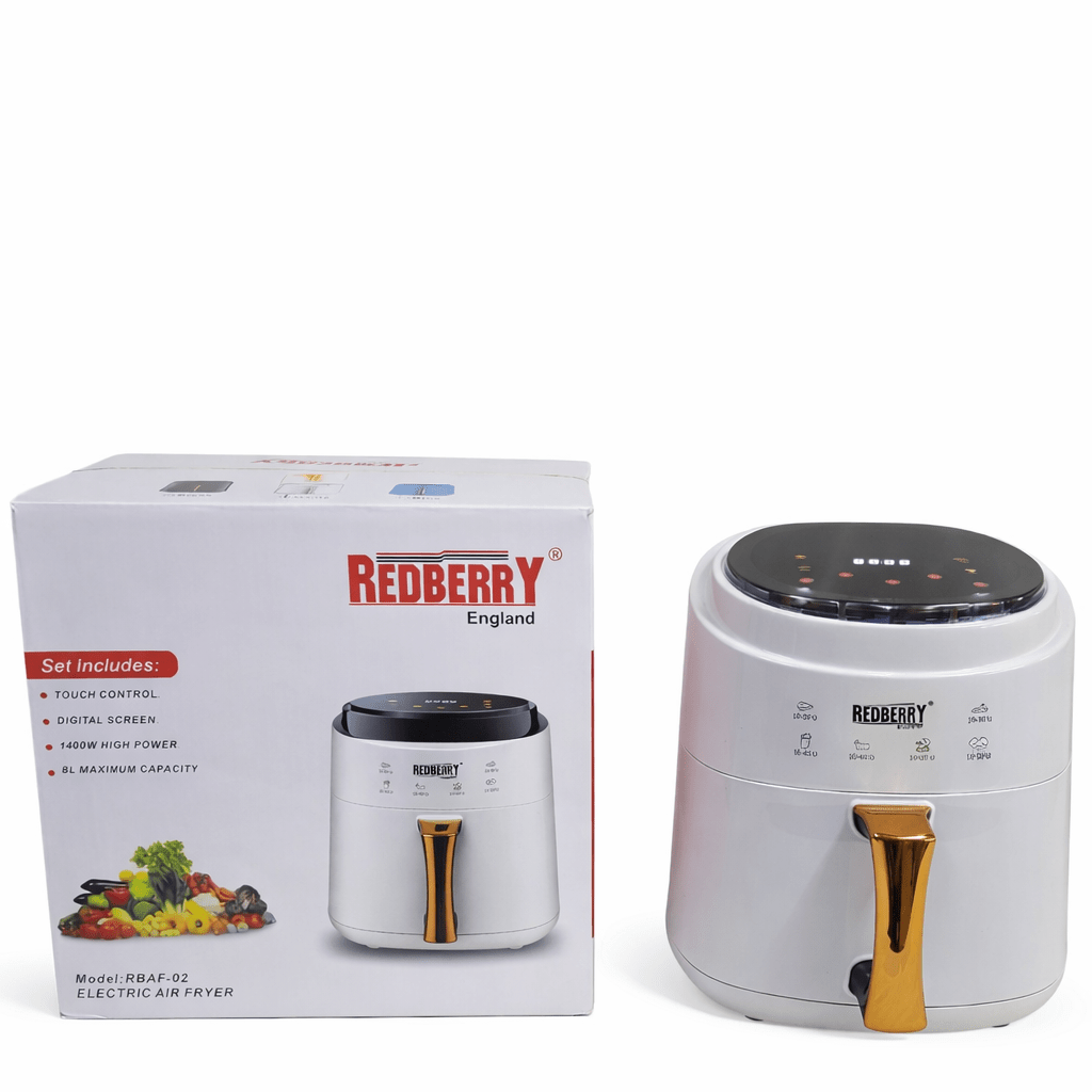 Redberry Electric Air Fryer Price in Kenya | 8L 1400W Air Fryer KSh 8,500