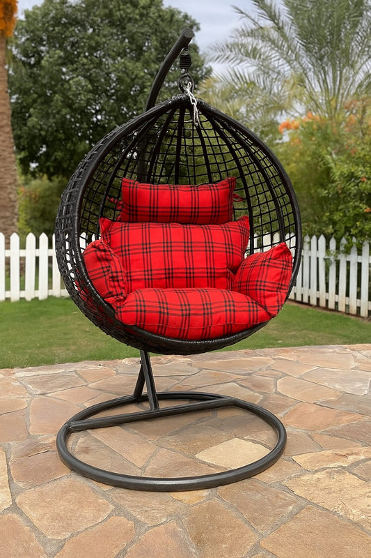 Relax in Style with Our Outdoor Round Swing Chair | - Elegant Households KE
