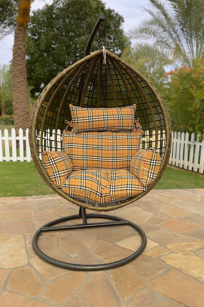 Relax in Style with Our Outdoor Round Swing Chair | - Elegant Households KE