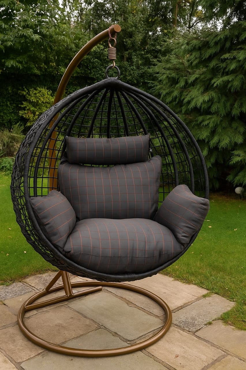 Relax in Style with Our Outdoor Round Swing Chair | - Elegant Households KE