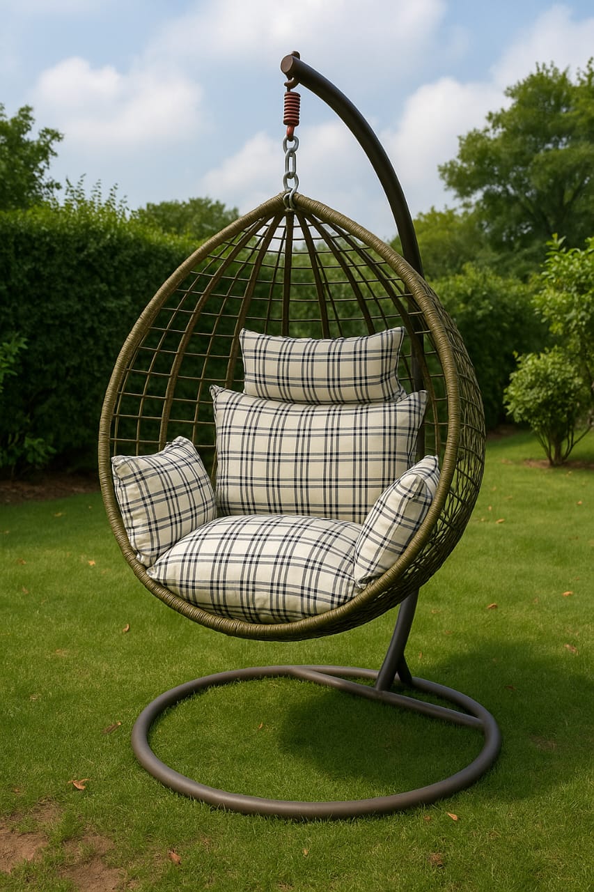 Relax in Style with Our Outdoor Round Swing Chair | - Elegant Households KE