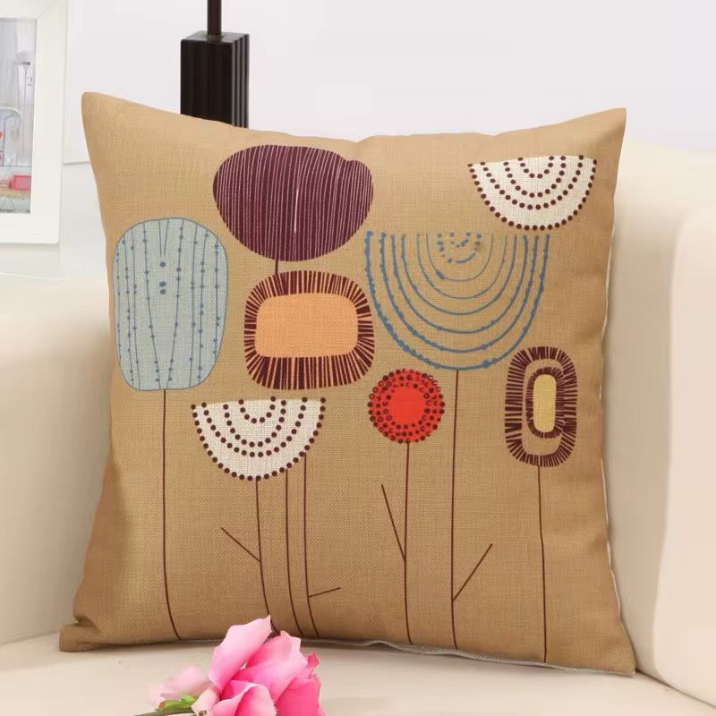 Retro Fashion Cotton Linen Blend Throw pillow Covers | - Elegant Households KE