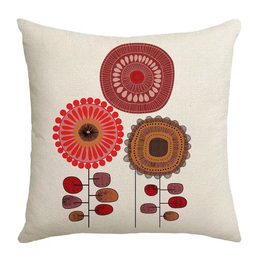 Retro Fashion Cotton Linen Blend Throw pillow Covers | - Elegant Households KE