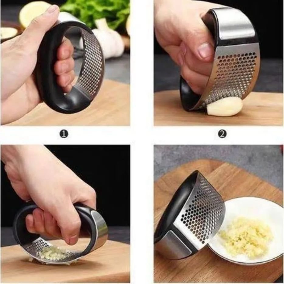 Ring Garlic Crusher | - Elegant Households KE