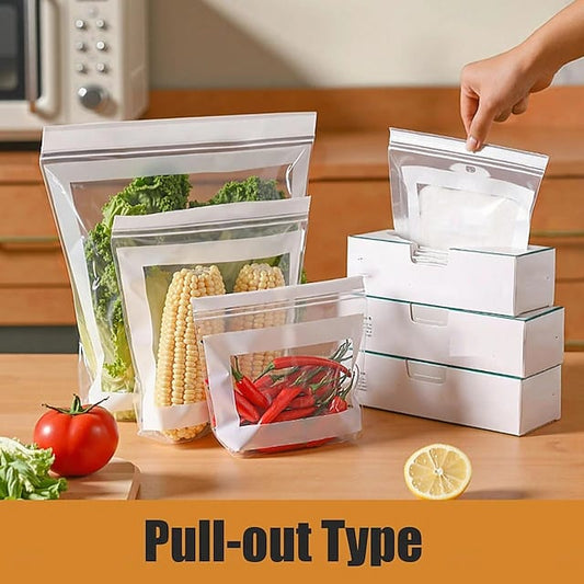 High Quality Food Grade Reusable Ziplock Bags – Multi Size Set