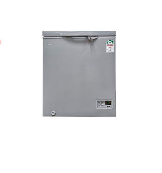 VON VAFC15DKG/DH Chest Freezer 142L | Fast Freeze, Energy Efficient & Lockable (Grey Finish)
