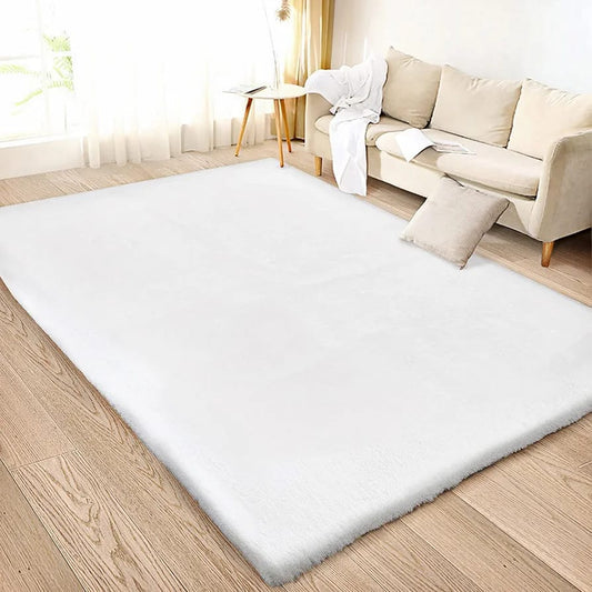 Modern Luxury Style Nordic Rabbit fur Carpet Super Soft & Skin-Friendly – (Size 6×7feet)