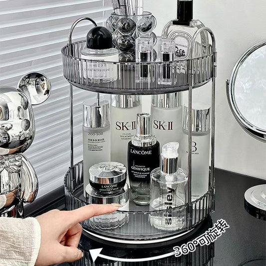 MULTIFUNCTIONAL TRANSPARENT MAKEUP/COSMETIC ORGANIZER.