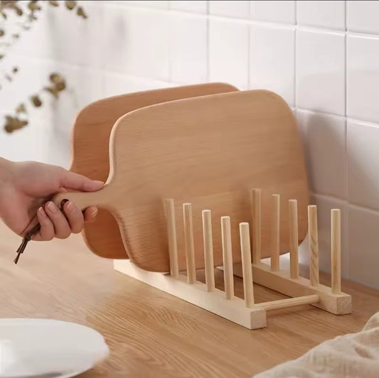 Bamboo plate holder