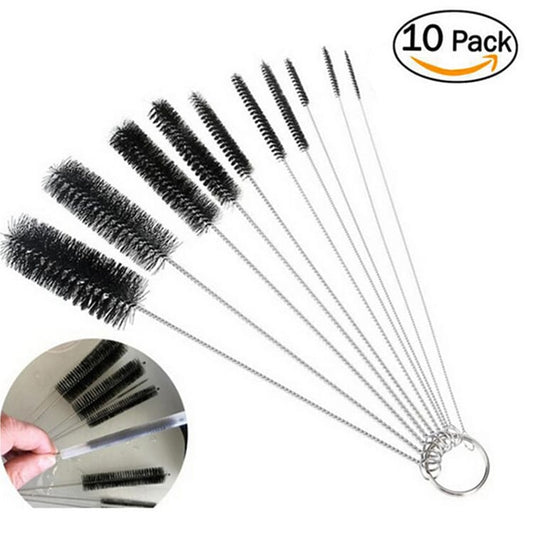 10Pcs Drinking Straw Cleaning Brush Set