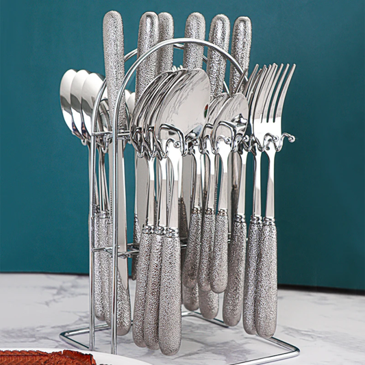 24pcs Nordic Design Cutlery Set