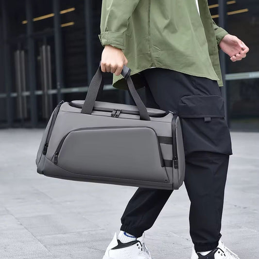 Waterproof Duffel Bag with Shoe Compartment – Convertible Backpack Gym & Travel Bag