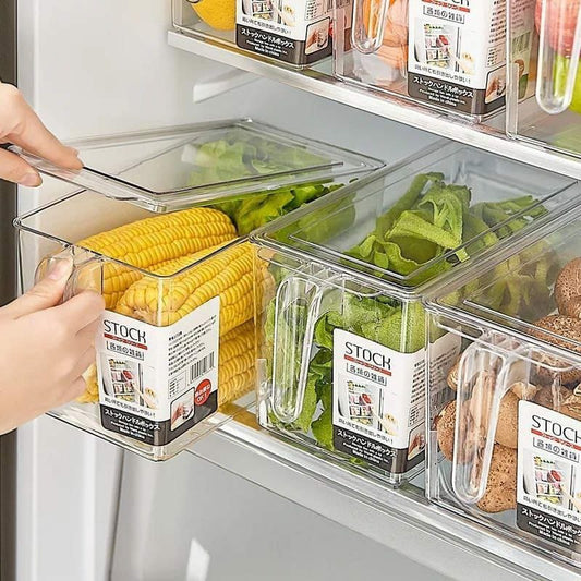 Transparent Acrylic Storage Container | BPA-Free 14x13x24cm