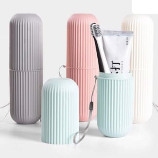 Multifunctional Toothbrush Holder with Cover
