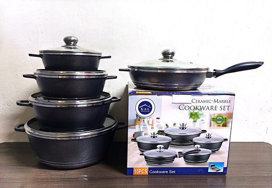 10 pc cooker ware set