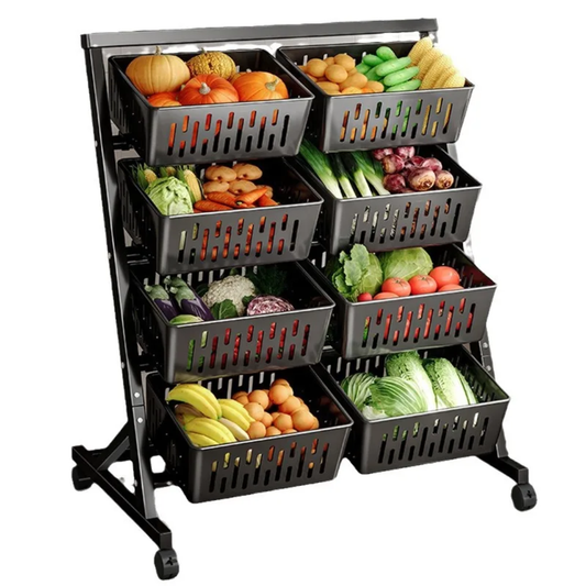 4 Layer Kitchen Vegetable basket rack