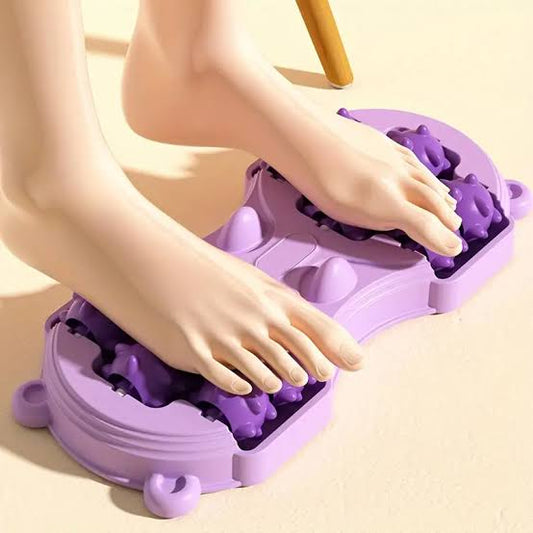 Manual Stepping 14 roller foot massager