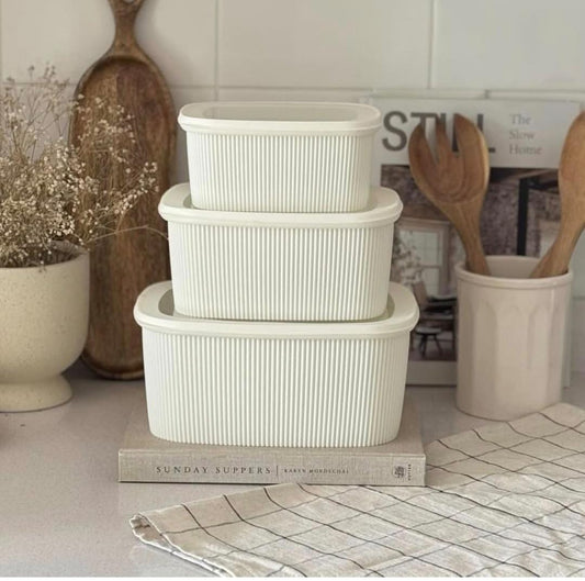 3PCS Multipurpose Storage Containers