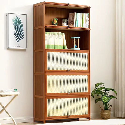 11-Layer Multifunctional Shoe Rack – Wooden Storage Shelf & Bookshelf Organizer