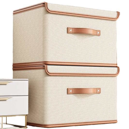 Stackable Oxford Fabric Wardrobe Organizer with Lid